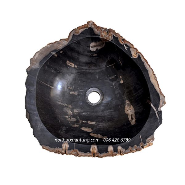 Lavabo gỗ hóa thạch LWB02