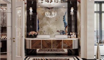 Tầng 3 Biệt Thự Anh Hòa House – Phòng Ngủ Master Sang Trọng | Nội Thất Xuân Tùng