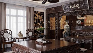 Tầng 4 Biệt Thự Anh Hòa House – Phòng Thờ Trang Nghiêm & Thanh Tịnh | Nội Thất Xuân Tùng