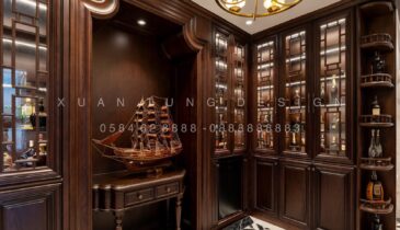 Phòng Khách Indochine Đẳng Cấp | Nội Thất Xuân Tùng