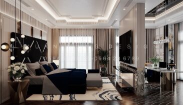 Tầng 2 Biệt Thự Anh Hòa House – Không Gian Riêng Tư Phòng Ngủ | Nội Thất Xuân Tùng