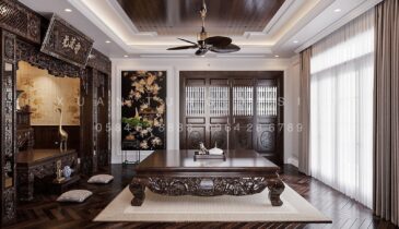 Tầng 4 Biệt Thự Anh Hòa House – Phòng Thờ Trang Nghiêm & Thanh Tịnh | Nội Thất Xuân Tùng