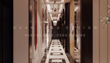 Hành Lang Khách Sạn Phong Cách Indochine | Nội Thất Xuân Tùng