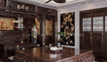 Tầng 4 Biệt Thự Anh Hòa House – Phòng Thờ Trang Nghiêm & Thanh Tịnh | Nội Thất Xuân Tùng