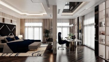 Tầng 2 Biệt Thự Anh Hòa House – Không Gian Riêng Tư Phòng Ngủ | Nội Thất Xuân Tùng