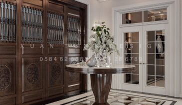 Tầng 4 Biệt Thự Anh Hòa House – Phòng Thờ Trang Nghiêm & Thanh Tịnh | Nội Thất Xuân Tùng