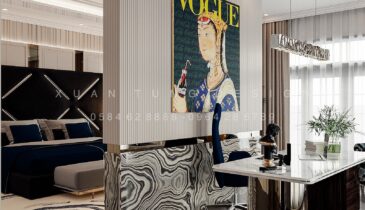 Tầng 2 Biệt Thự Anh Hòa House – Không Gian Riêng Tư Phòng Ngủ | Nội Thất Xuân Tùng