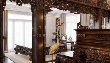 Tầng 4 Biệt Thự Anh Hòa House – Phòng Thờ Trang Nghiêm & Thanh Tịnh | Nội Thất Xuân Tùng
