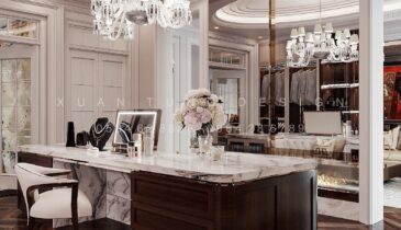 Tầng 3 Biệt Thự Anh Hòa House – Phòng Ngủ Master Sang Trọng | Nội Thất Xuân Tùng