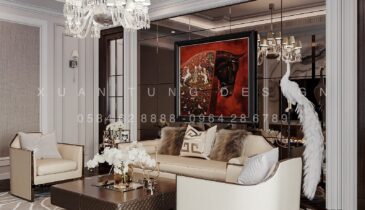 Tầng 3 Biệt Thự Anh Hòa House – Phòng Ngủ Master Sang Trọng | Nội Thất Xuân Tùng