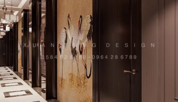 Hành Lang Khách Sạn Phong Cách Indochine | Nội Thất Xuân Tùng