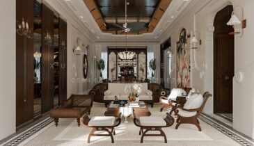 Không Gian Nhà Vườn Nghỉ Dưỡng Indochine | Nội Thất Xuân Tùng