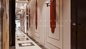 Hành Lang Khách Sạn Phong Cách Indochine | Nội Thất Xuân Tùng