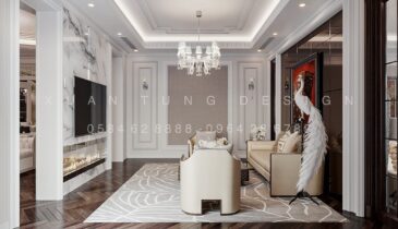 Tầng 3 Biệt Thự Anh Hòa House – Phòng Ngủ Master Sang Trọng | Nội Thất Xuân Tùng