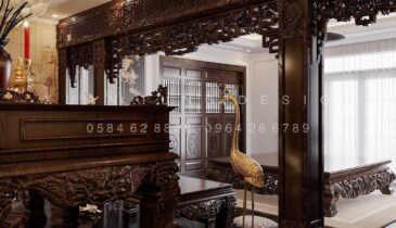 Tầng 4 Biệt Thự Anh Hòa House – Phòng Thờ Trang Nghiêm & Thanh Tịnh | Nội Thất Xuân Tùng