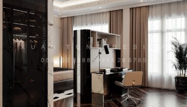 Tầng 2 Biệt Thự Anh Hòa House – Không Gian Riêng Tư Phòng Ngủ | Nội Thất Xuân Tùng