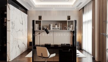 Tầng 2 Biệt Thự Anh Hòa House – Không Gian Riêng Tư Phòng Ngủ | Nội Thất Xuân Tùng