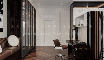 Tầng 2 Biệt Thự Anh Hòa House – Không Gian Riêng Tư Phòng Ngủ | Nội Thất Xuân Tùng