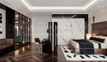 Tầng 2 Biệt Thự Anh Hòa House – Không Gian Riêng Tư Phòng Ngủ | Nội Thất Xuân Tùng
