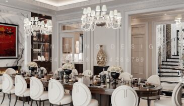 Tầng 1 Biệt Thự Anh Hòa House – Không Gian Sang Trọng & Tinh Tế | Nội Thất Xuân Tùng