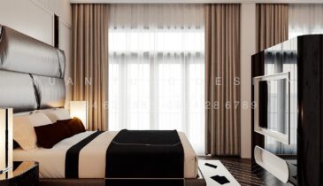 Tầng 2 Biệt Thự Anh Hòa House – Không Gian Riêng Tư Phòng Ngủ | Nội Thất Xuân Tùng