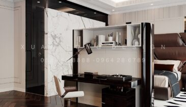 Tầng 2 Biệt Thự Anh Hòa House – Không Gian Riêng Tư Phòng Ngủ | Nội Thất Xuân Tùng