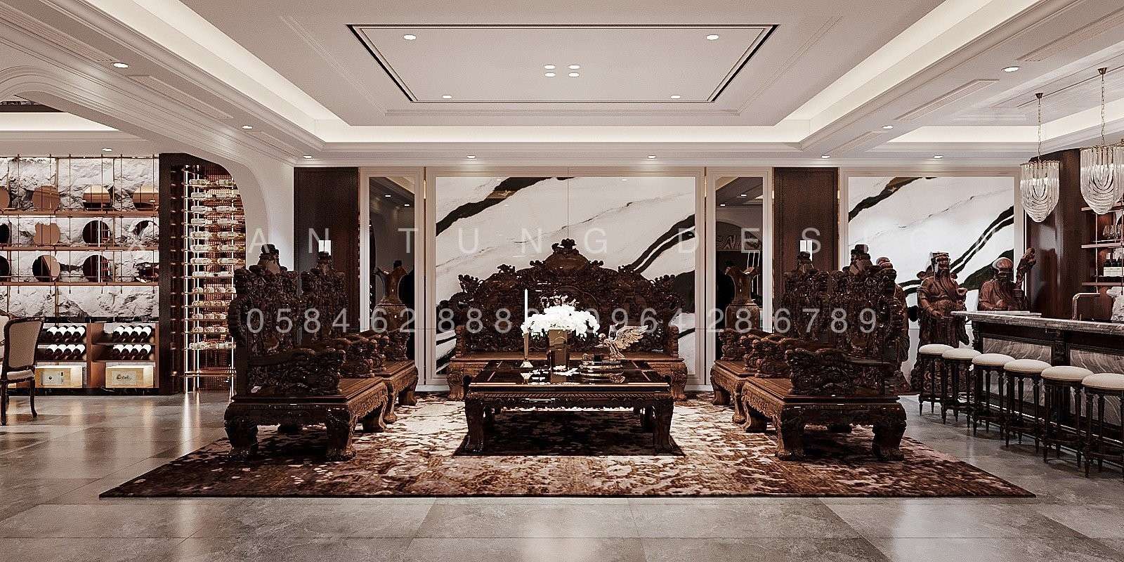 Anh Hòa House – Tầng Hầm Đa Năng & Hiện Đại | Nội Thất Xuân Tùng