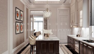 Tầng 1 Biệt Thự Anh Hòa House – Không Gian Sang Trọng & Tinh Tế | Nội Thất Xuân Tùng