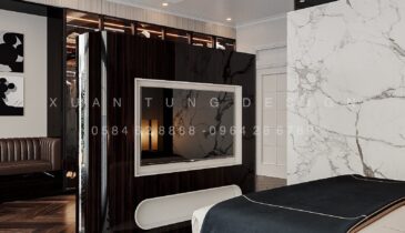 Tầng 2 Biệt Thự Anh Hòa House – Không Gian Riêng Tư Phòng Ngủ | Nội Thất Xuân Tùng