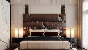 Tầng 2 Biệt Thự Anh Hòa House – Không Gian Riêng Tư Phòng Ngủ | Nội Thất Xuân Tùng