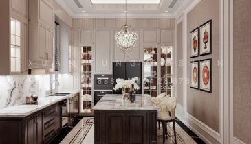 Tầng 1 Biệt Thự Anh Hòa House – Không Gian Sang Trọng & Tinh Tế | Nội Thất Xuân Tùng