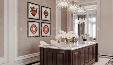 Tầng 1 Biệt Thự Anh Hòa House – Không Gian Sang Trọng & Tinh Tế | Nội Thất Xuân Tùng