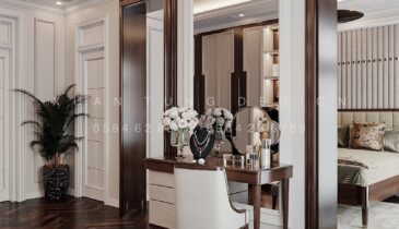 Tầng 2 Biệt Thự Anh Hòa House – Không Gian Riêng Tư Phòng Ngủ | Nội Thất Xuân Tùng