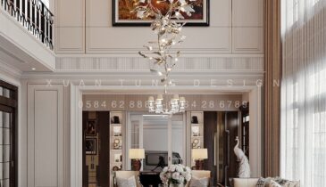 Tầng 1 Biệt Thự Anh Hòa House – Không Gian Sang Trọng & Tinh Tế | Nội Thất Xuân Tùng