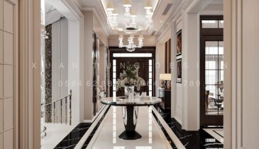 Tầng 1 Biệt Thự Anh Hòa House – Không Gian Sang Trọng & Tinh Tế | Nội Thất Xuân Tùng