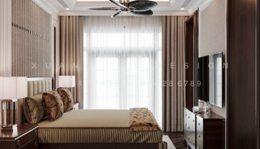 Tầng 2 Biệt Thự Anh Hòa House – Không Gian Riêng Tư Phòng Ngủ | Nội Thất Xuân Tùng