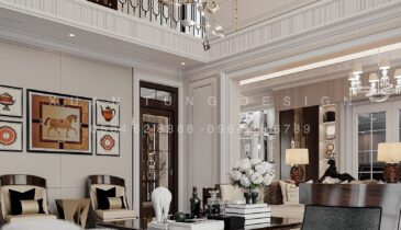 Tầng 1 Biệt Thự Anh Hòa House – Không Gian Sang Trọng & Tinh Tế | Nội Thất Xuân Tùng