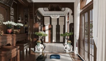 Không Gian Nhà Vườn Nghỉ Dưỡng Indochine | Nội Thất Xuân Tùng