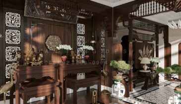 Không Gian Nhà Vườn Nghỉ Dưỡng Indochine | Nội Thất Xuân Tùng