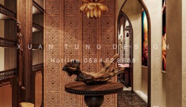 Tầng 2 Biệt Thự Anh Hòa House – Không Gian Riêng Tư Phòng Ngủ | Nội Thất Xuân Tùng