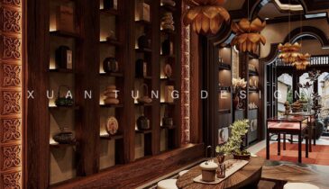 Tầng 1 Biệt Thự Anh Hòa House – Không Gian Sang Trọng & Tinh Tế | Nội Thất Xuân Tùng