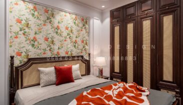 Phòng Ngủ 2 Indochine Sang Trọng | Nội Thất Xuân Tùng