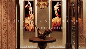 Tầng 2 Biệt Thự Anh Hòa House – Không Gian Riêng Tư Phòng Ngủ | Nội Thất Xuân Tùng