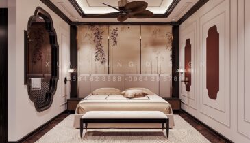 Không Gian Phòng Đơn Indochine Ấm Cúng | Nội Thất Xuân Tùng