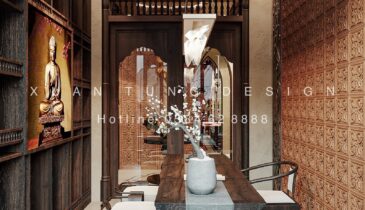 Tầng 2 Biệt Thự Anh Hòa House – Không Gian Riêng Tư Phòng Ngủ | Nội Thất Xuân Tùng