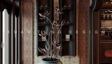 Tầng 1 Biệt Thự Anh Hòa House – Không Gian Sang Trọng & Tinh Tế | Nội Thất Xuân Tùng