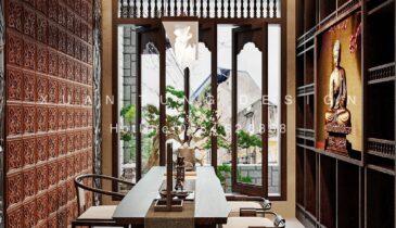 Tầng 2 Biệt Thự Anh Hòa House – Không Gian Riêng Tư Phòng Ngủ | Nội Thất Xuân Tùng