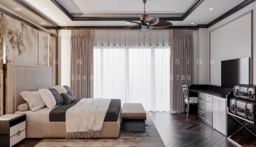 Không Gian Phòng Đơn Indochine Ấm Cúng | Nội Thất Xuân Tùng