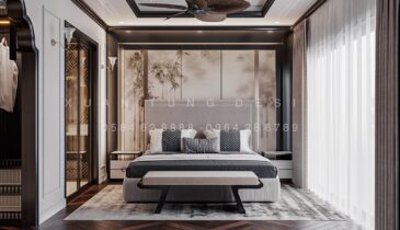 Không Gian Phòng Đơn Indochine Ấm Cúng | Nội Thất Xuân Tùng