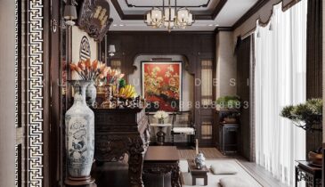 Phòng Thờ Villa – Không Gian Trang Nghiêm & Thanh Tịnh | Nội Thất Xuân Tùng